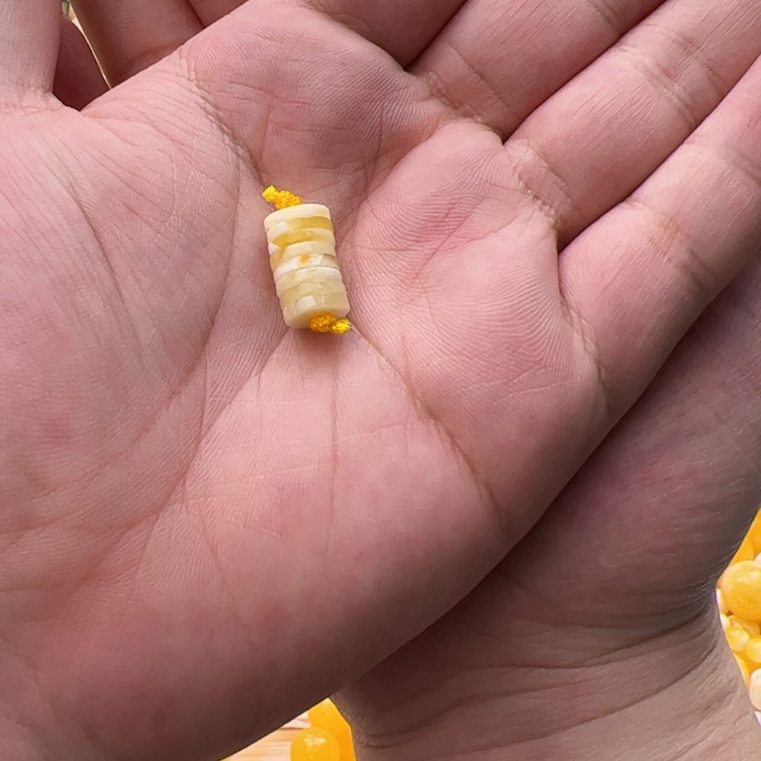 未镶嵌蜜蜡珠宝奇石8.8m隔片