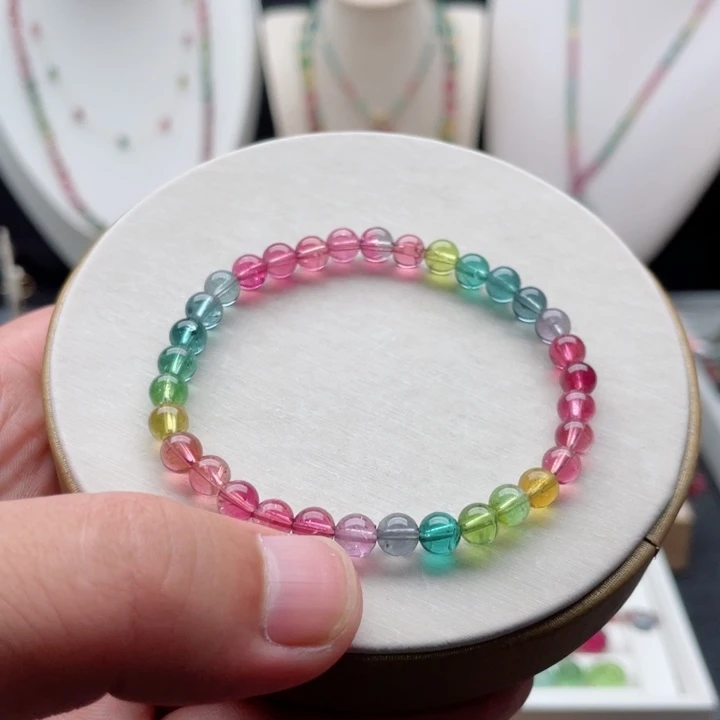 未镶嵌手链碧玺碧玺手链