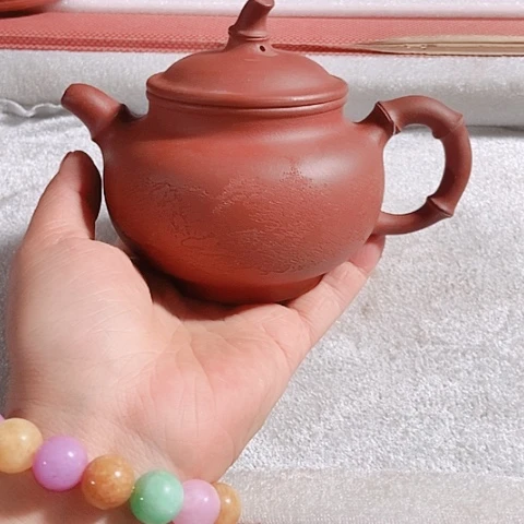 茶壶绿泥宜兴紫砂全手工制作