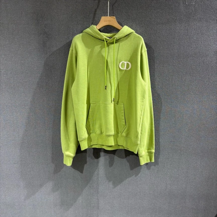 95新 DIOR/迪奥 (pm)CD刺绣logo帽衫卫衣 s码/0928