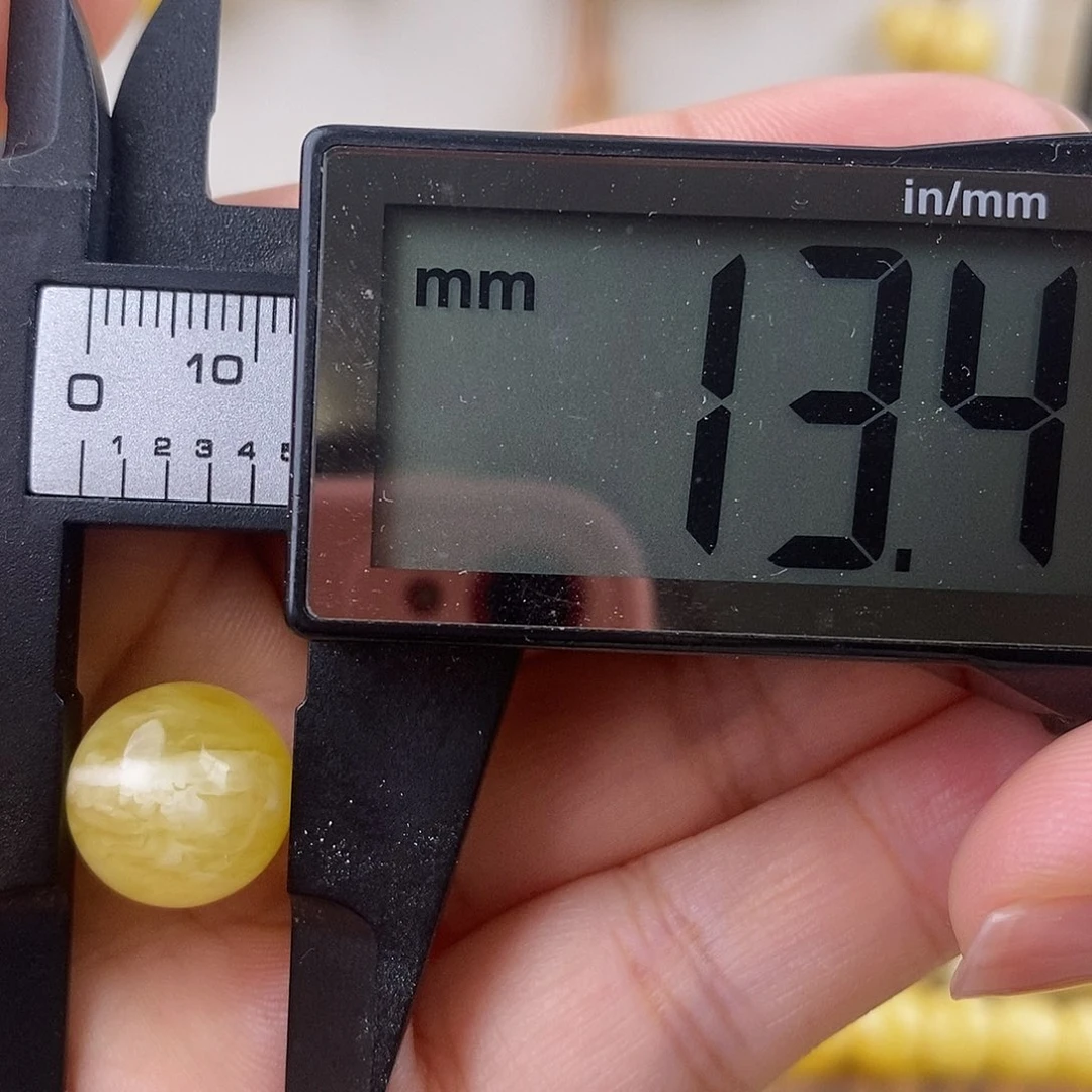 未镶嵌琥珀裸石蜜蜡圆珠