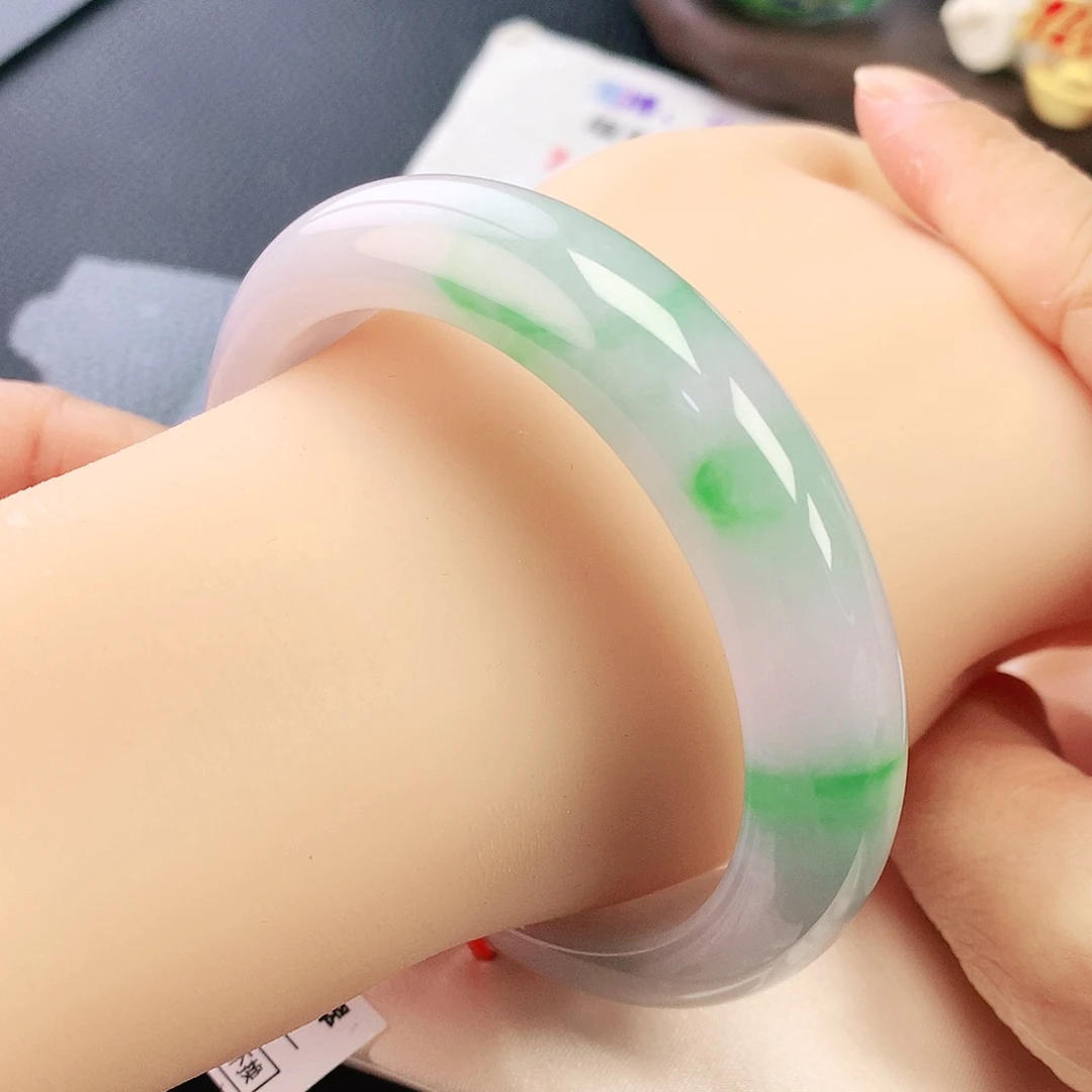 未镶嵌手镯翡翠59圈