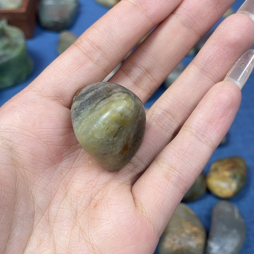 和田玉珠宝奇石未镶嵌柿