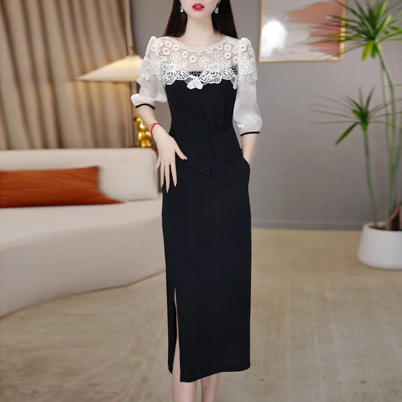 高档流行穿搭套装连衣裙2025新款秋季显瘦气质女人味半身裙两件套