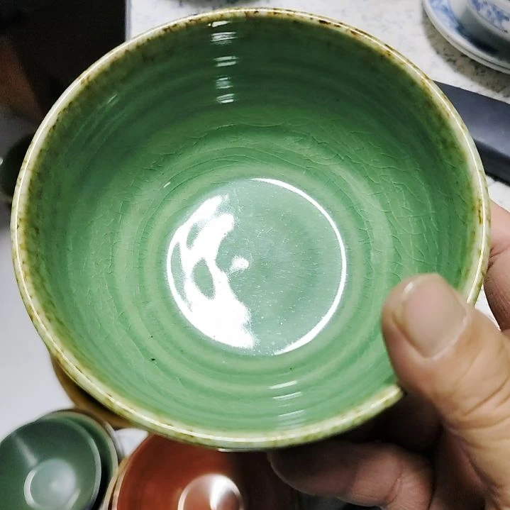 瓷片五厂，七厂各种摆件，瓷片，均有瑕疵！