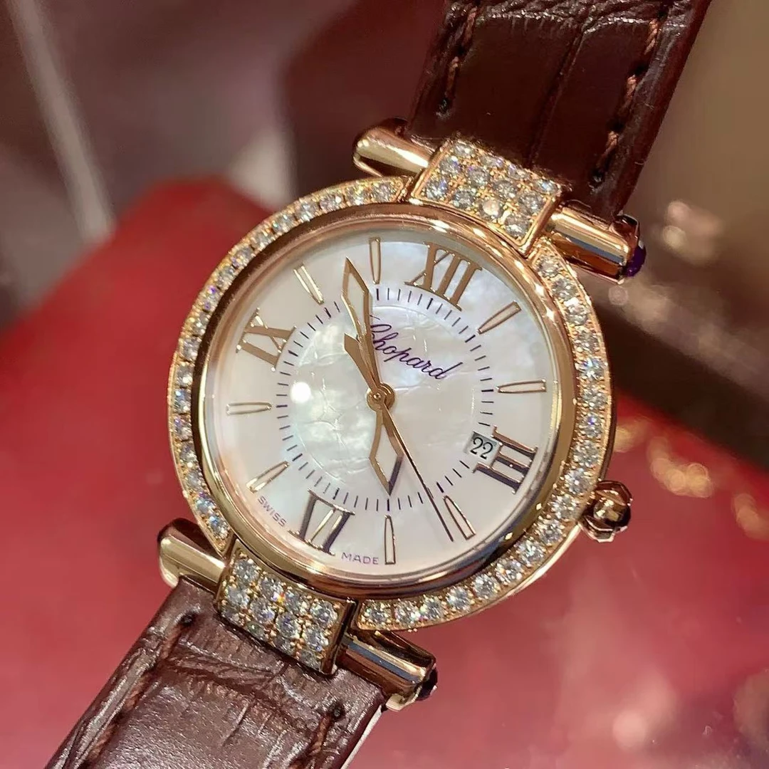 99新 Chopard/萧邦 IMPERIALE/石英/玫瑰金/28mm