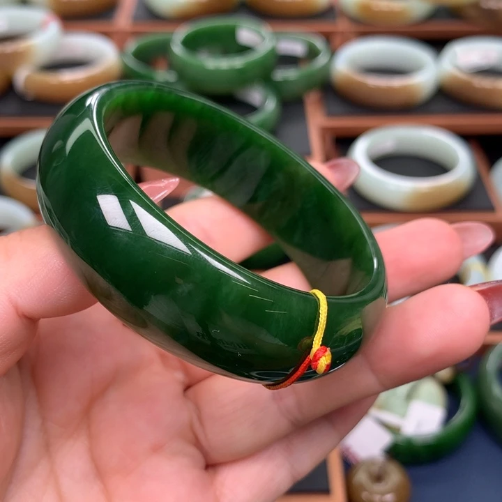 和田玉（碧玉）5859圈口未镶嵌