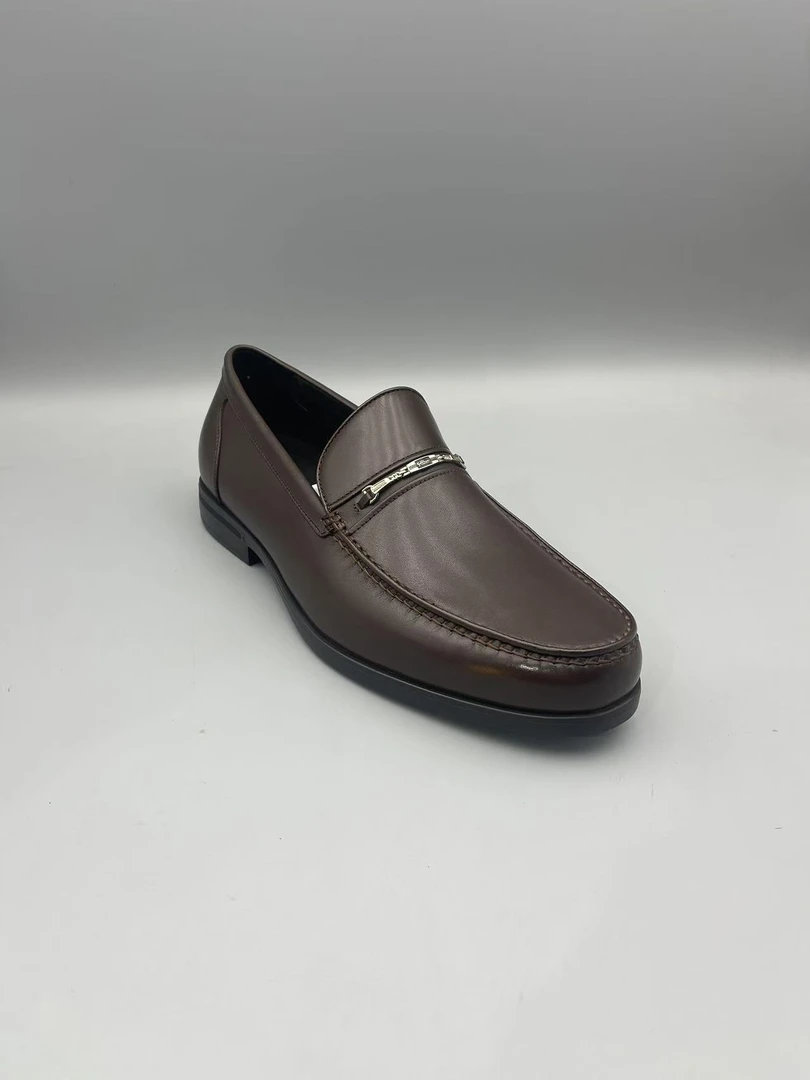 新款轻质厚底系带男士真皮鞋休闲鞋C613