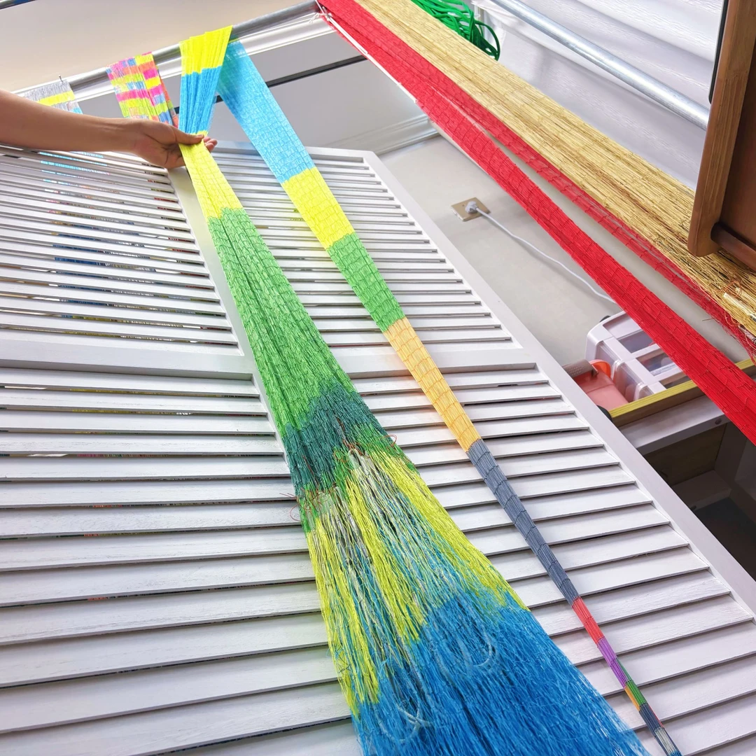 手工制作撒网 两指双扣细腻编织 每一条都是孤品