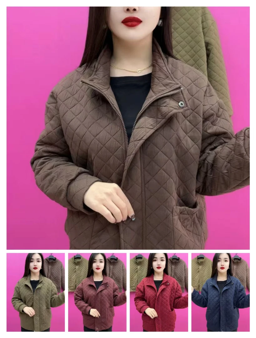 K34-压格泡泡棉外套