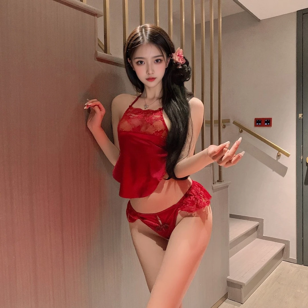 【馨瑶·悦己】2025爆款睡衣套装战袍睡裙夏季性感女款吊带家居火辣