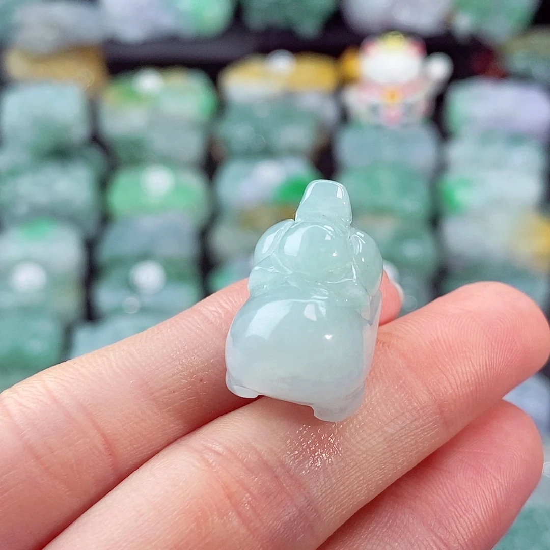 颈饰未镶嵌翡翠天然