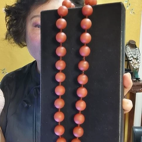 玛瑙/玉髓颈饰未镶嵌草*