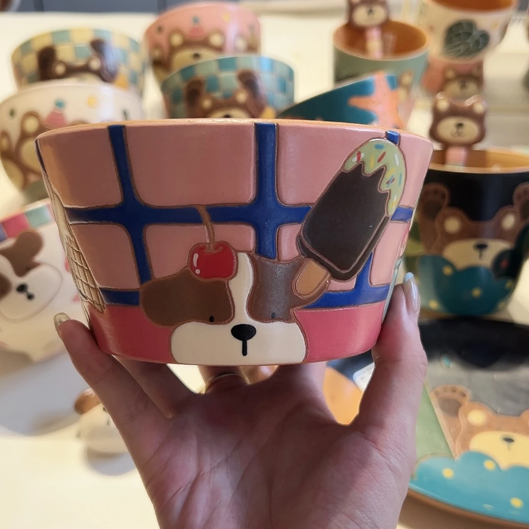 陶瓷艺术珊*碗手作陶瓷哦
