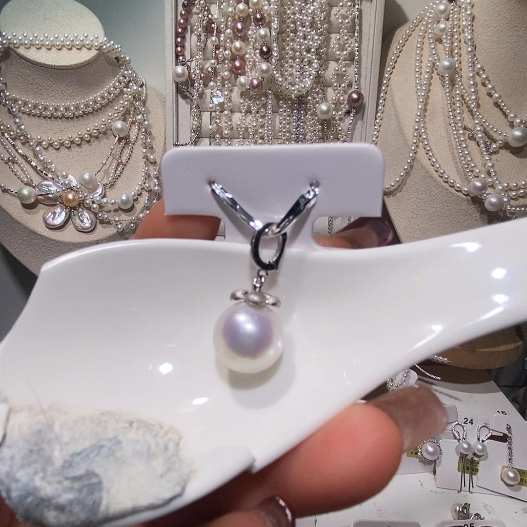 非金属925银万能扣事事如意吊坠12.7点位