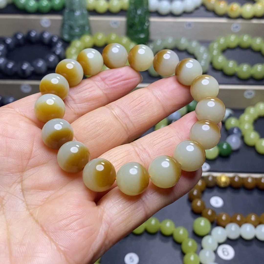 和田玉未镶嵌手串