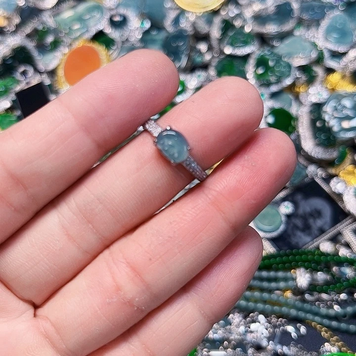 翡翠未镶嵌颈饰天然翡翠A货镶嵌