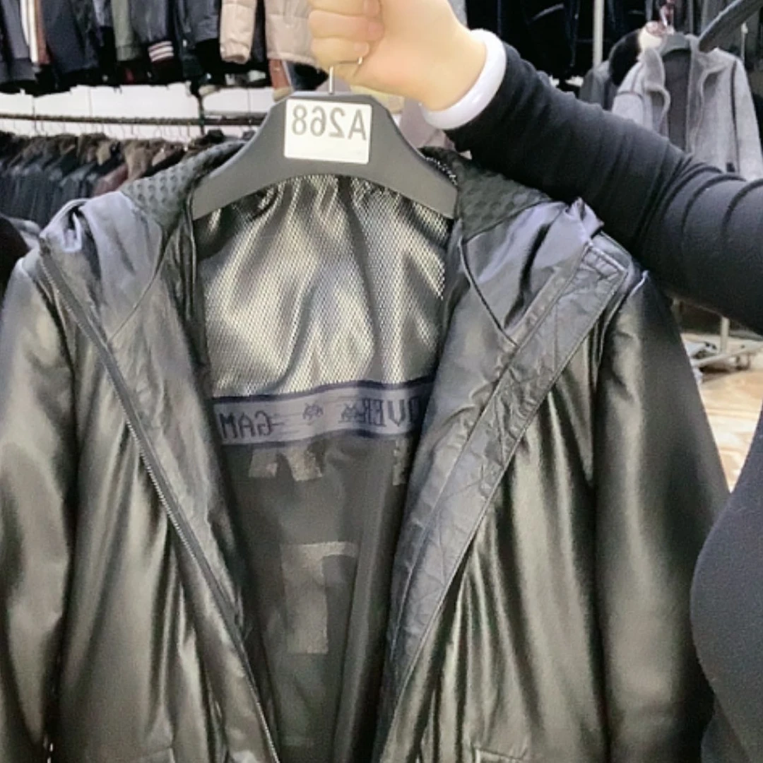 【闪购商品】皮羽绒服