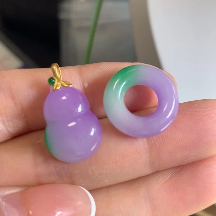 艳****线缅甸翡翠葫芦甜甜圈