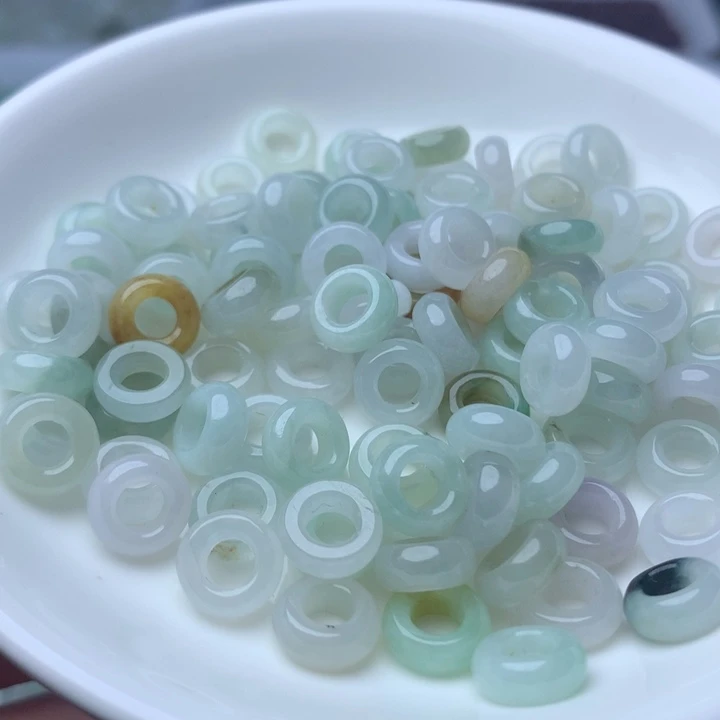 散珠翡翠卡9冰玉环20个