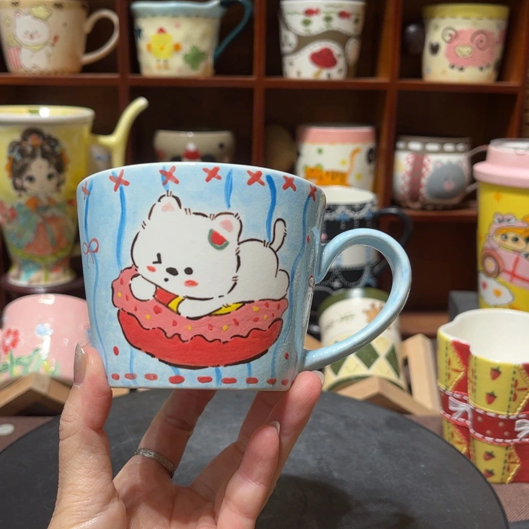 杯子陶景德镇陶瓷马克杯