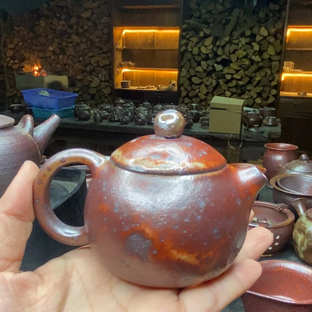 紫砂柴烧紫砂茶器