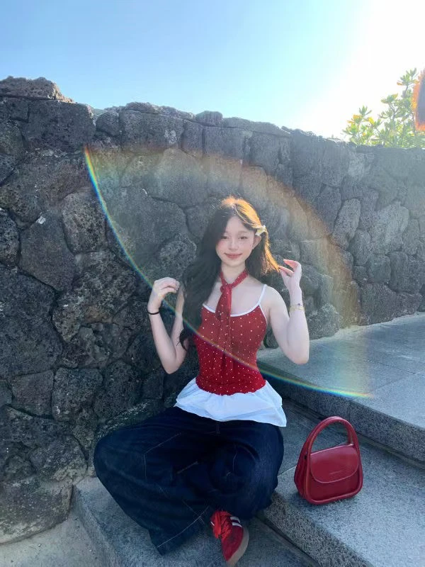 吊带舞蹈服中国风少年修身型240g背心通勤休闲风女装韩版