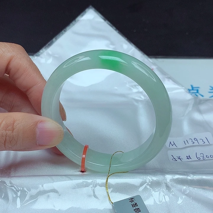 未镶嵌手镯翡翠54圈3931