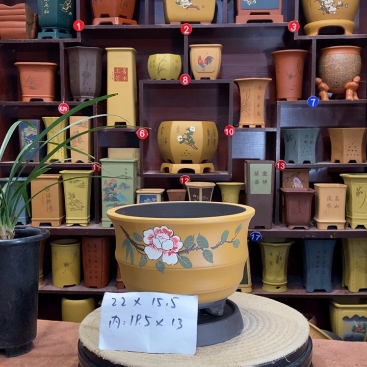 紫砂花盆紫砂花盆