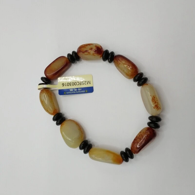 和田玉原石手串-M25FC003016