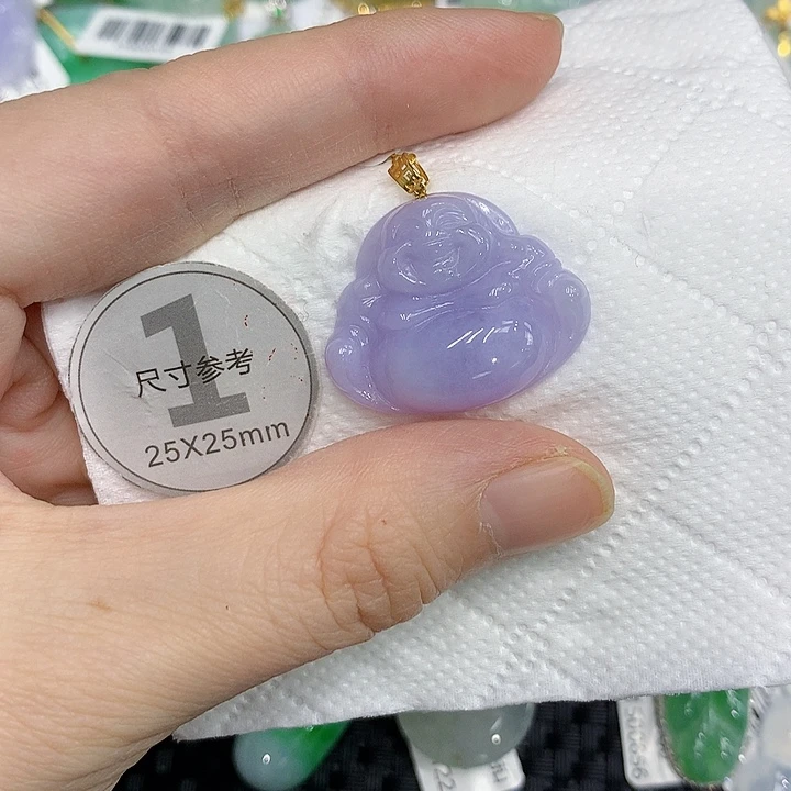 颈饰18K金镶嵌翡翠1234567888