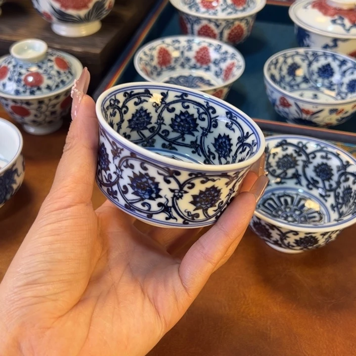 瓷片景德镇陶瓷手工手绘