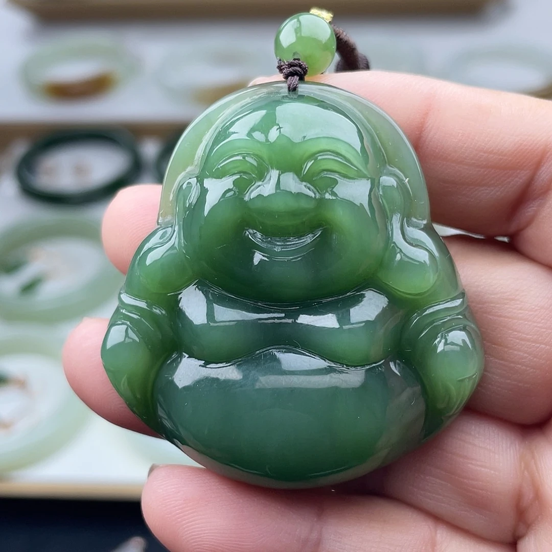 和田玉（碧玉）未镶嵌颈饰