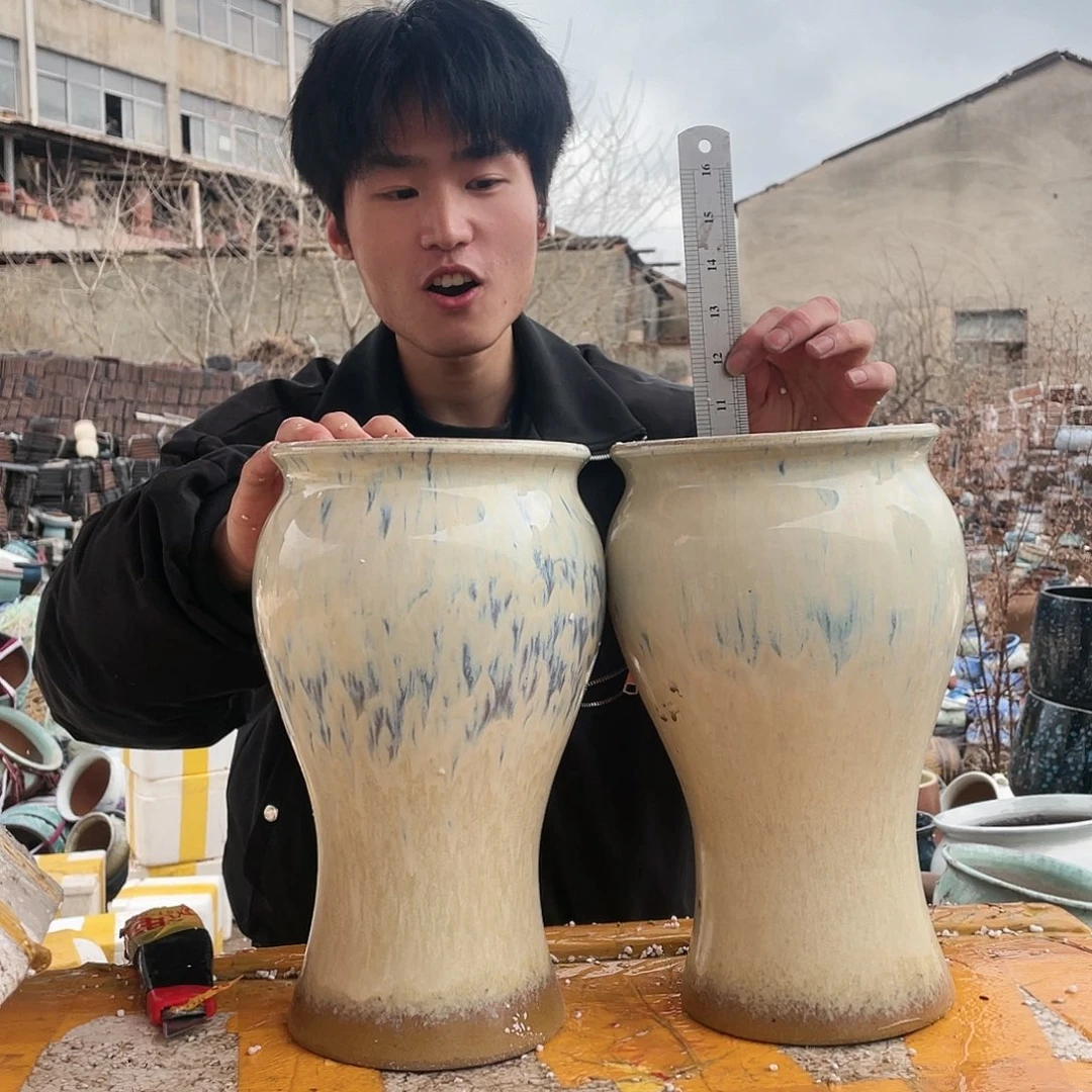 无铅玻璃宜兴紫砂花盆