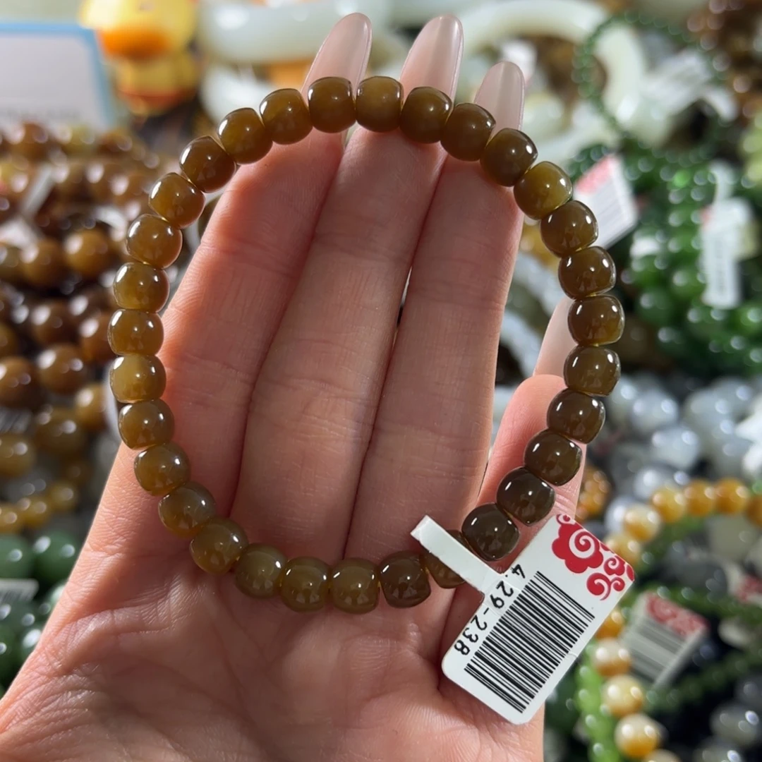 和田玉未镶嵌手串242