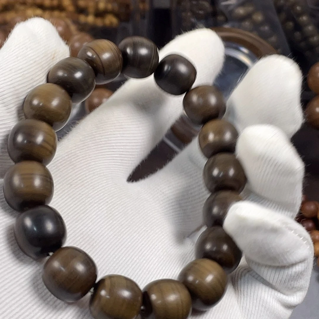 檀香木用****813/13.5真阴沉横纹沉水，印度老山檀香