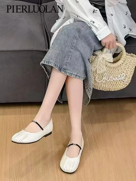 皮尔罗兰时尚玛丽珍平底单鞋71885BT