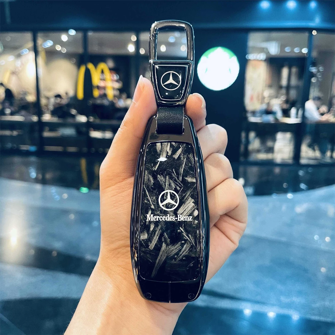 奔驰E级E300L钥匙套E260高档GLC300新C级C260L壳S级A级GLA包壳扣