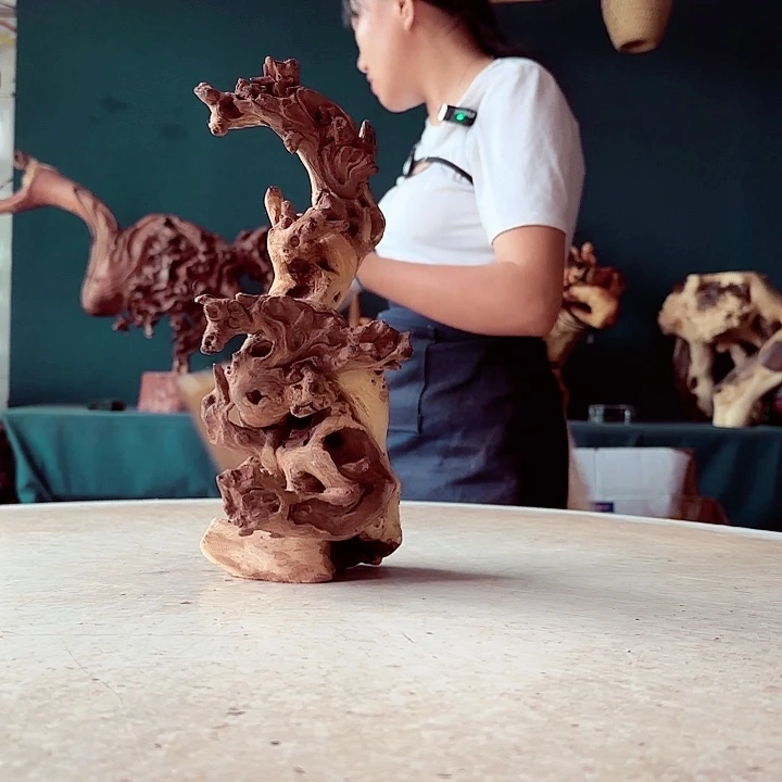 黑果木李*飞833金丝红木羊蹄甲半成品