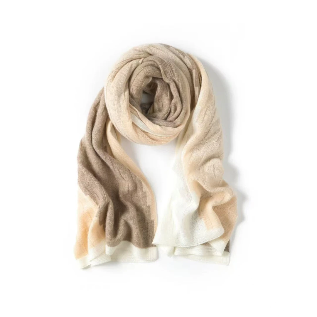 100%羊绒披肩围巾代拍链接