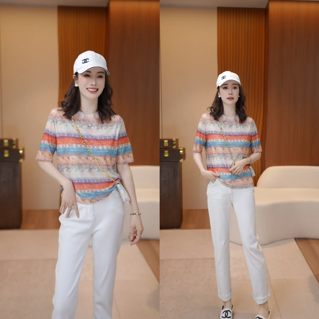 【热岛甘爽】夏季定制面料透气网纱皮肤衣上衣XY25349