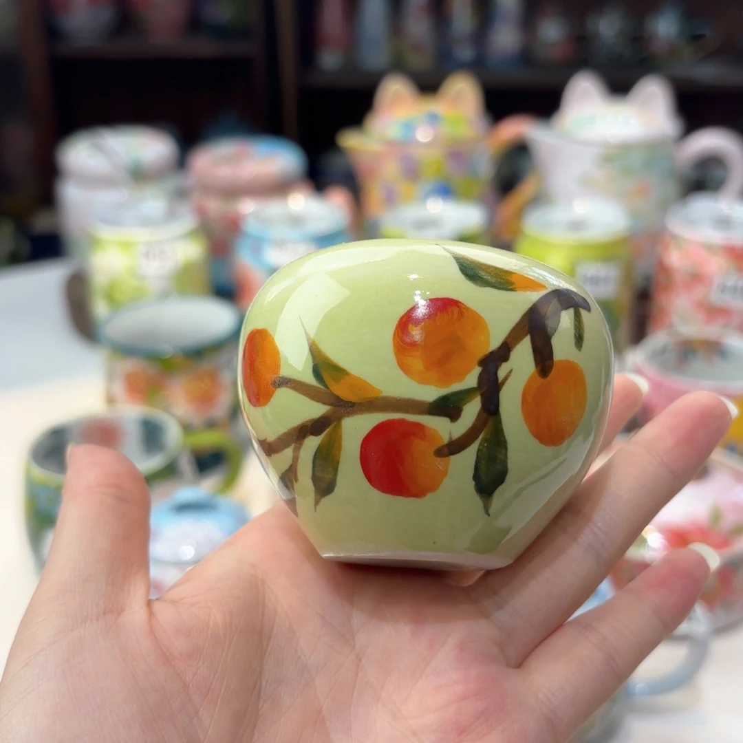 景德镇手绘高温釉下彩陶瓷茶具