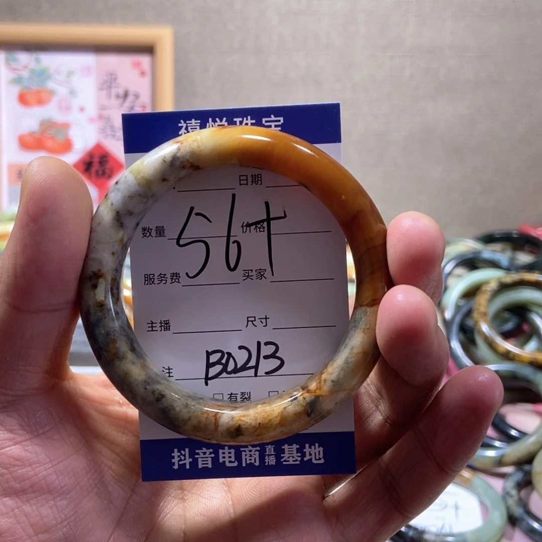 蛇纹石玉手镯未镶嵌于*