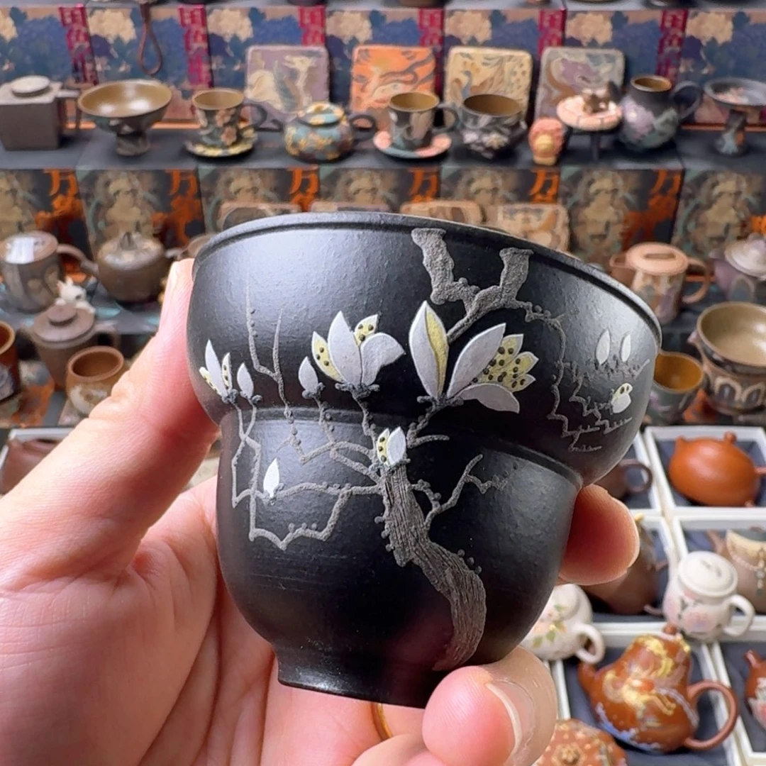 茶壶紫砂80ml原矿精工半手