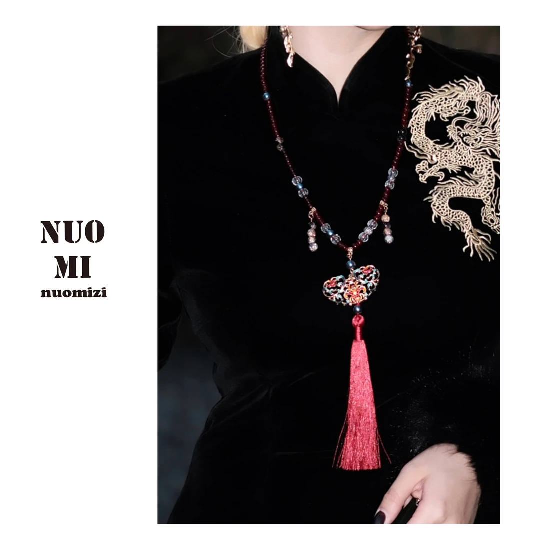 糯米子配饰古风可拆卸复古旗袍古装饰品