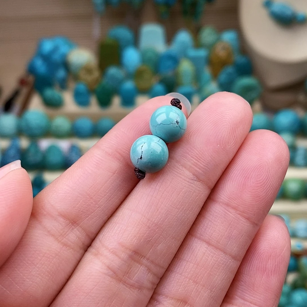 绿松石珠宝奇石未镶嵌