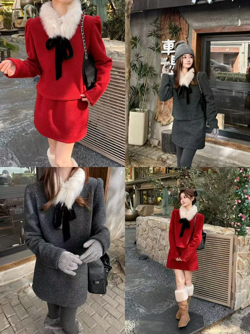 D-M 6127新款高端气质甜美套装