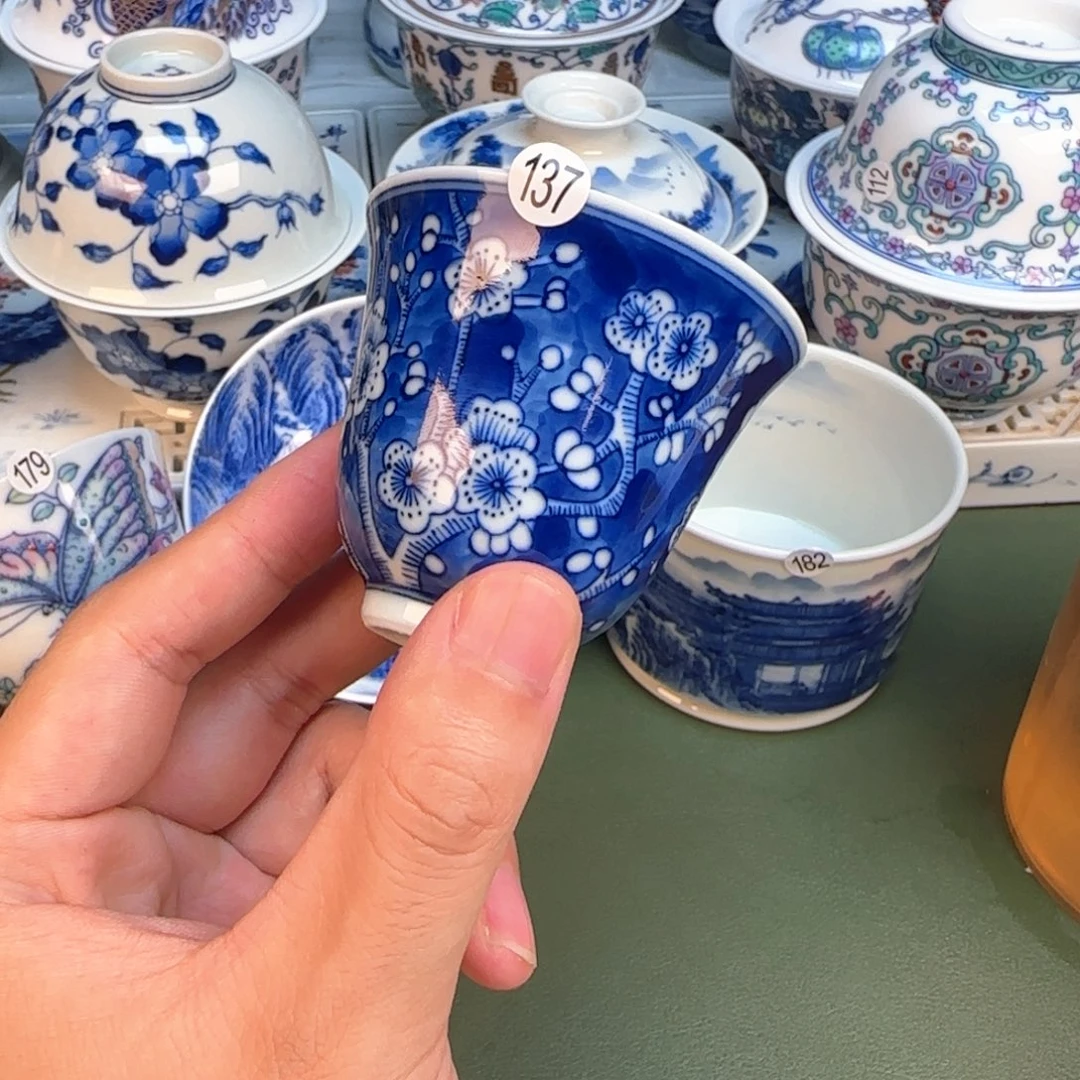 彦祖纯手工手绘茶具137