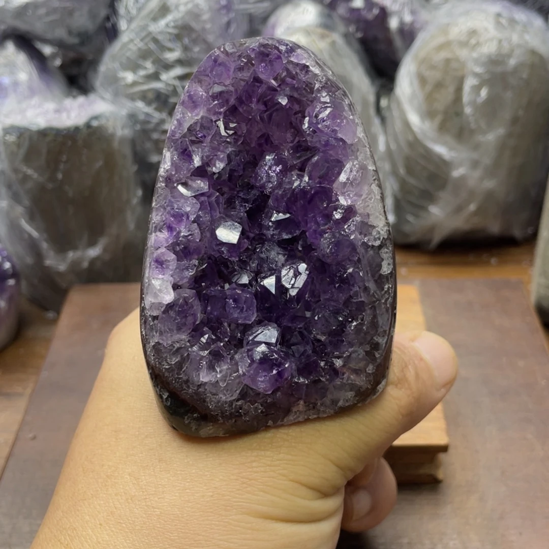 摆件紫晶未镶嵌紫晶