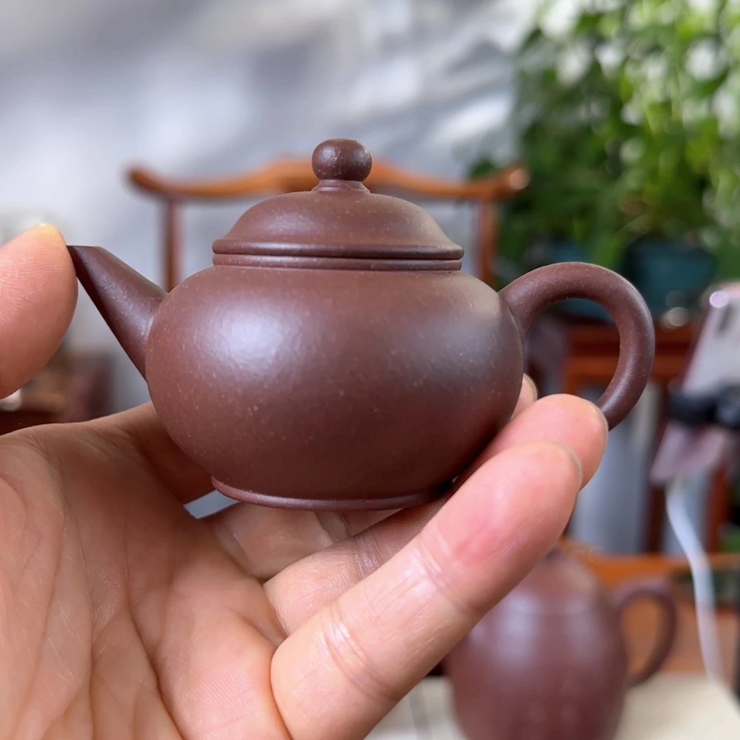 茶壶紫砂A*80 cc水平紫泥